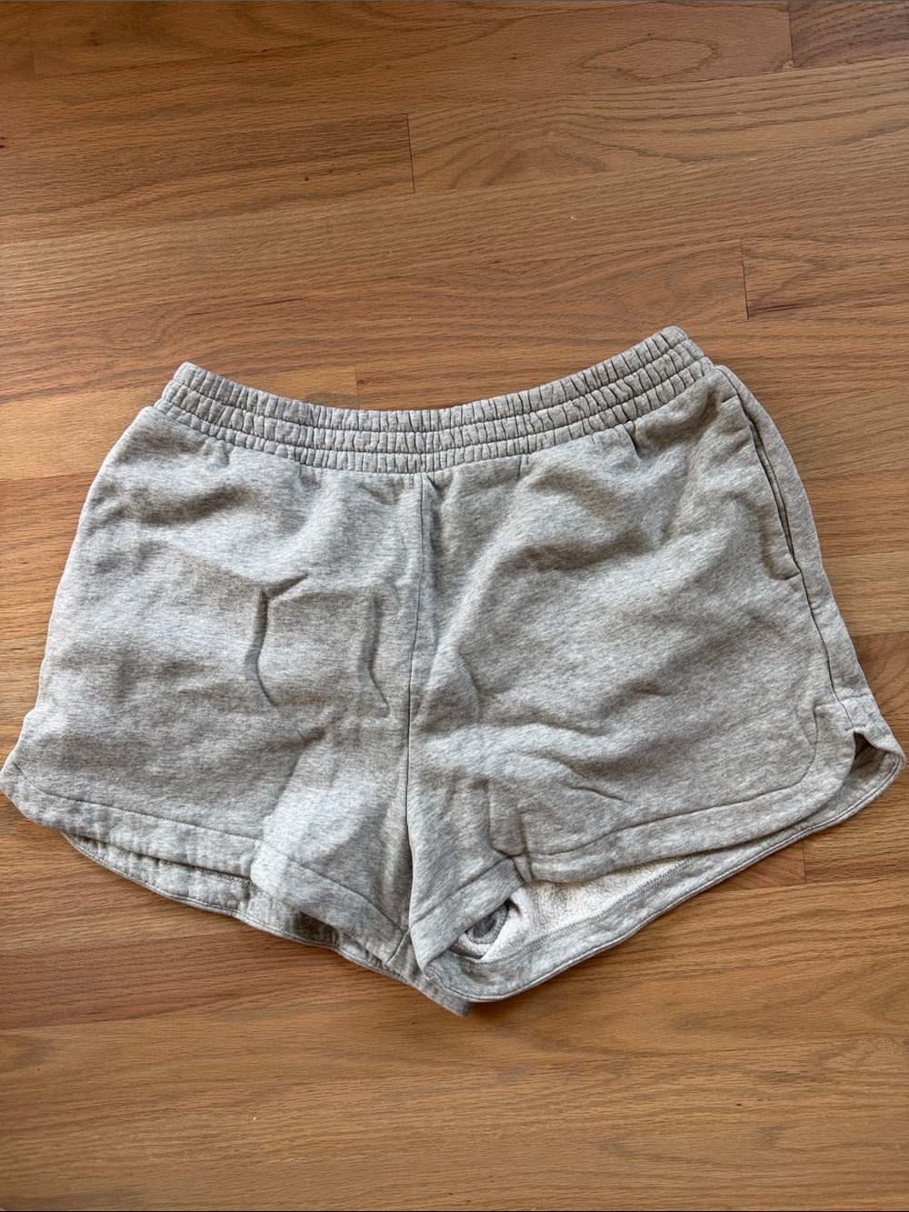 GAP Light Gray Cotton Athletic Lounge Shorts Size LG
